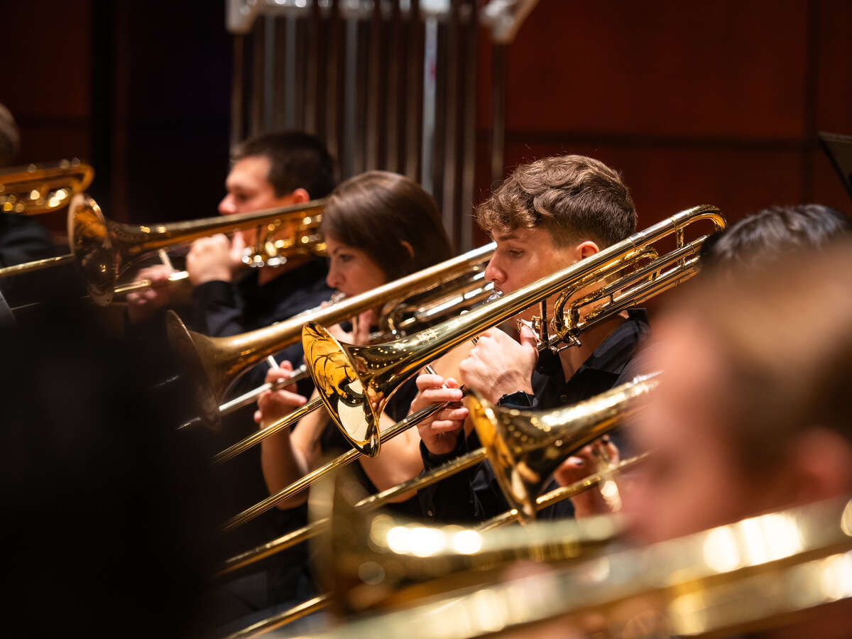 Symphony band playing
