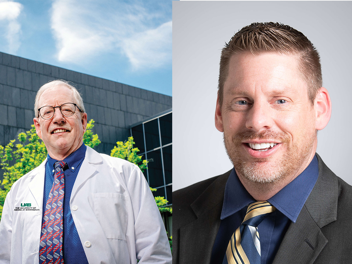 Headshots of Austad and Buford