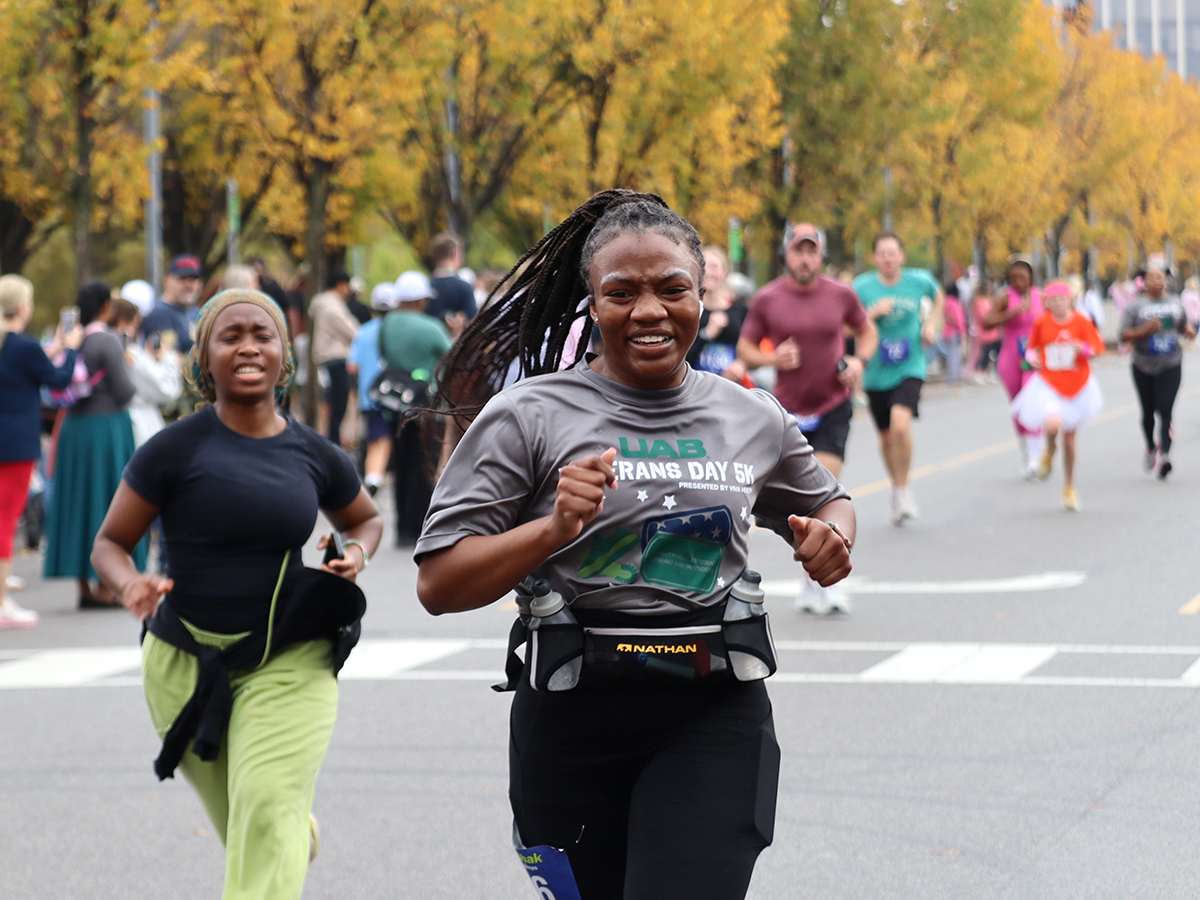 Race participants in the 2025 UAB Veterans Day 5K.