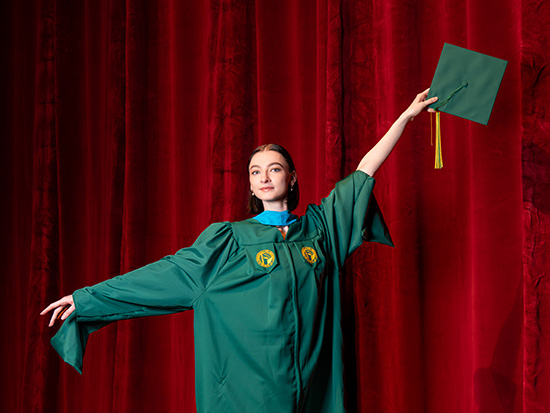 Dancing through degrees: Ballerina graduates from UAB with aspirations to advance philosophy and art education