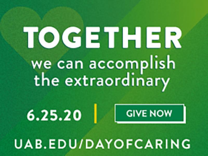Support Day of Caring on June 25 and help UAB fight pandemic