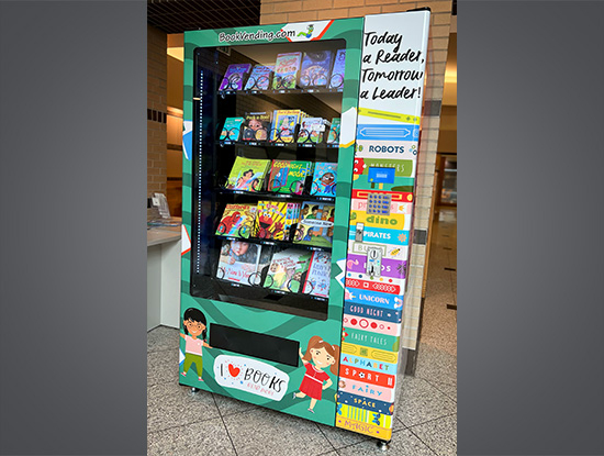 UAB partners with Children’s Policy Council to provide book vending machine