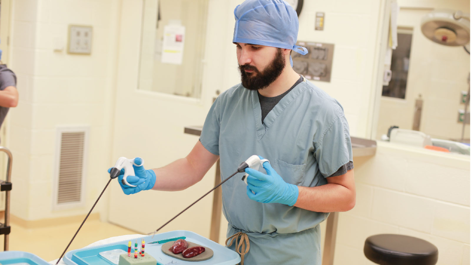 Student Dissection and Beads 2