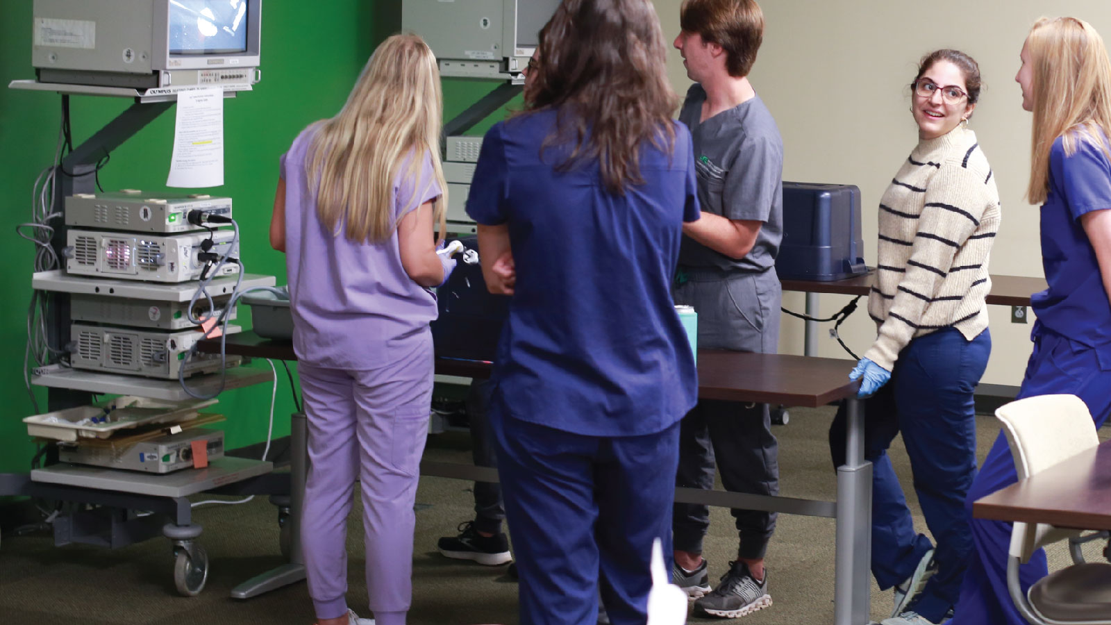 Laparoscopy with Students
