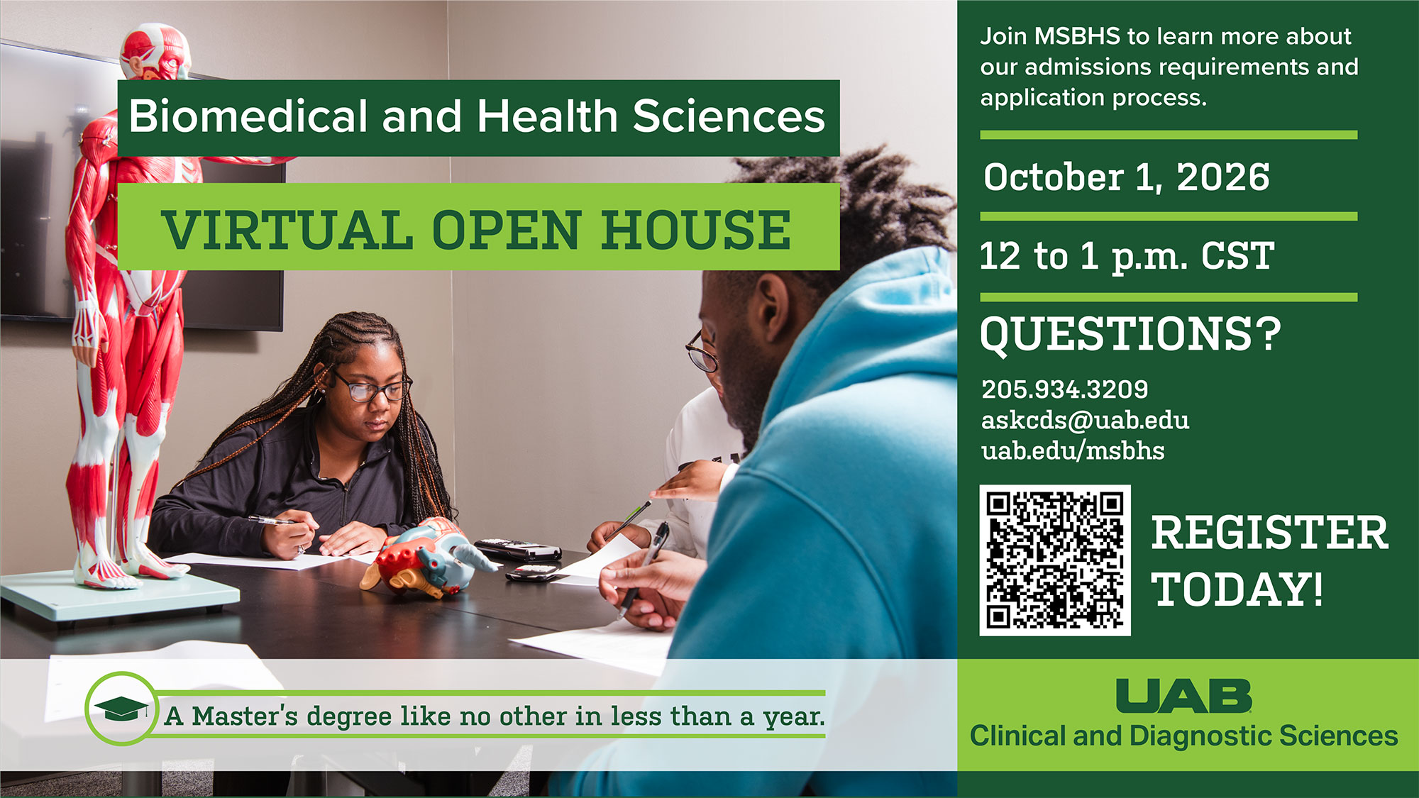 MSBHS Open House flyer