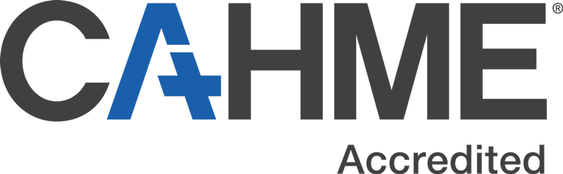 CAHME Logo Accredited Quality Safety