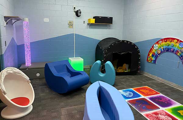 The new sensory room at Jaggard Elementary