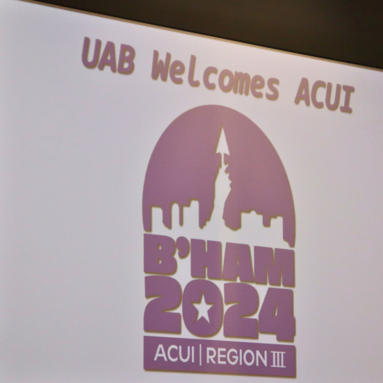 UAB Student Affairs Hosts ACUI Region III Conference and Garrison Honored with Prestigious Award