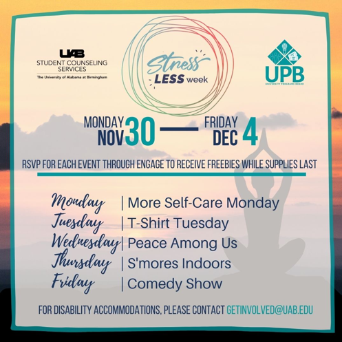 Stress less events