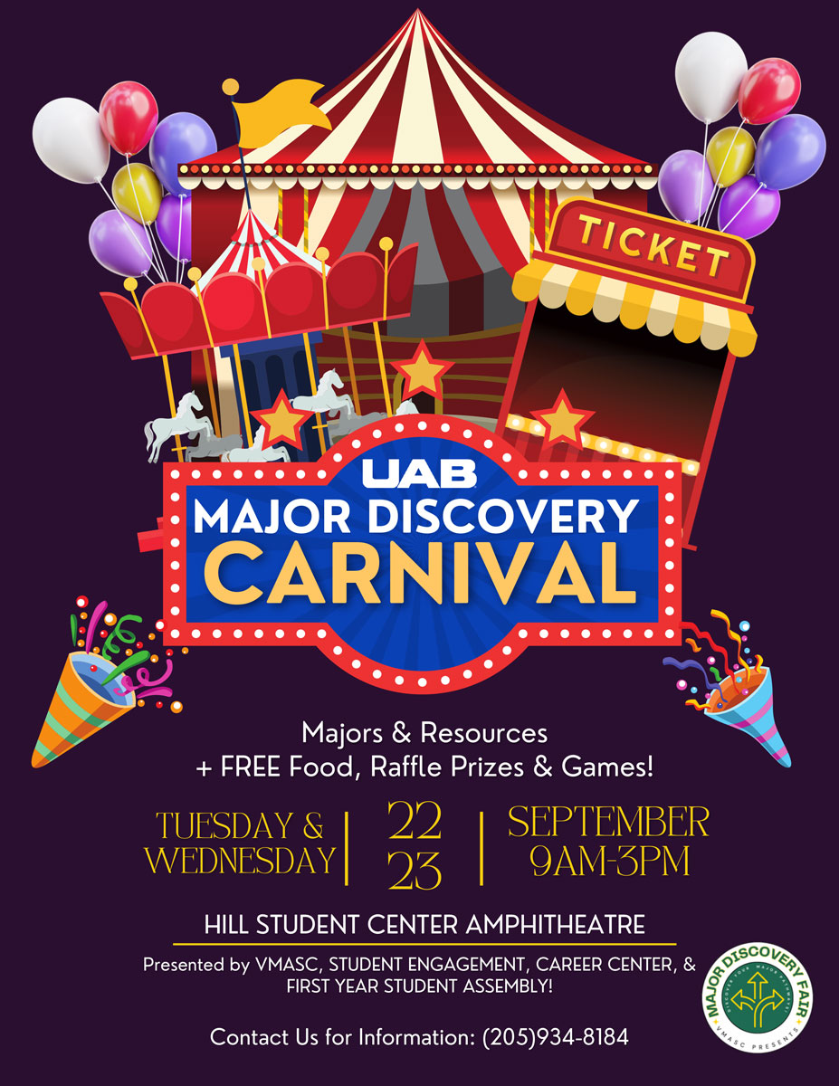 2026 major discovery fair poster. All details are in the page text.