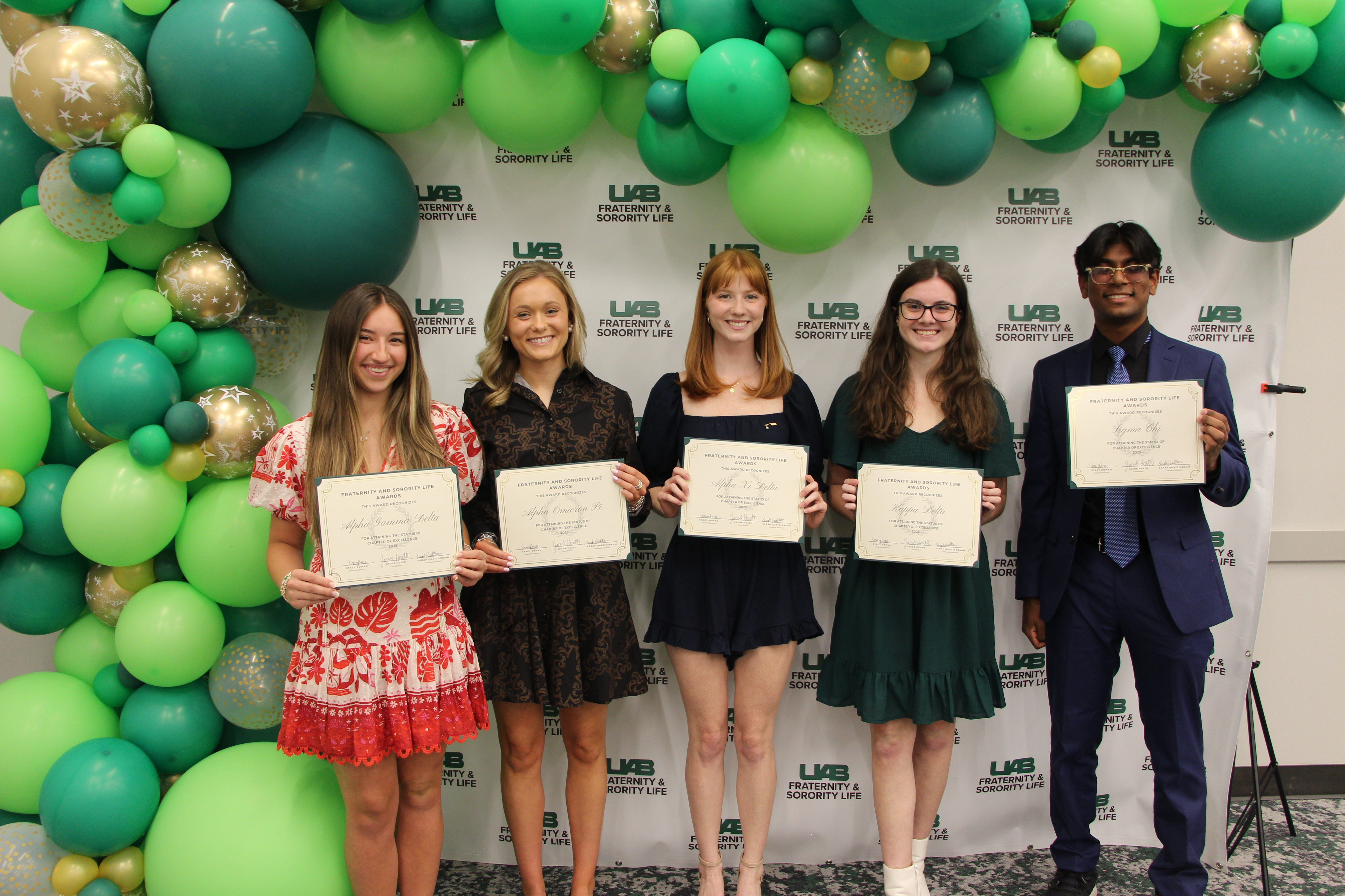 Chapters of Excellence (scored 90% or higher on Pillars of Excellence & eligible to present for Chapter of the Year)