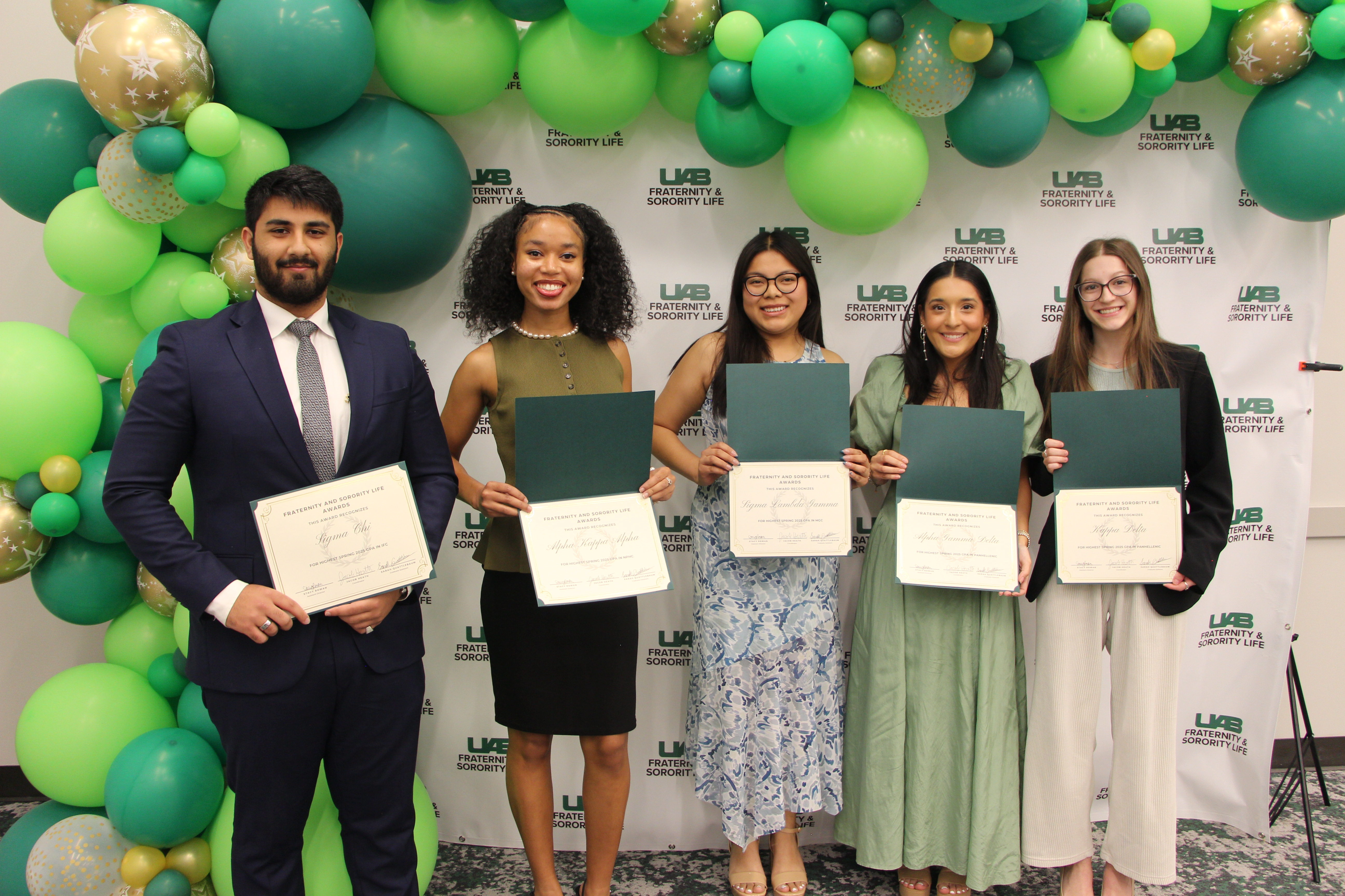 Highest Spring 2025 GPA in Each Council