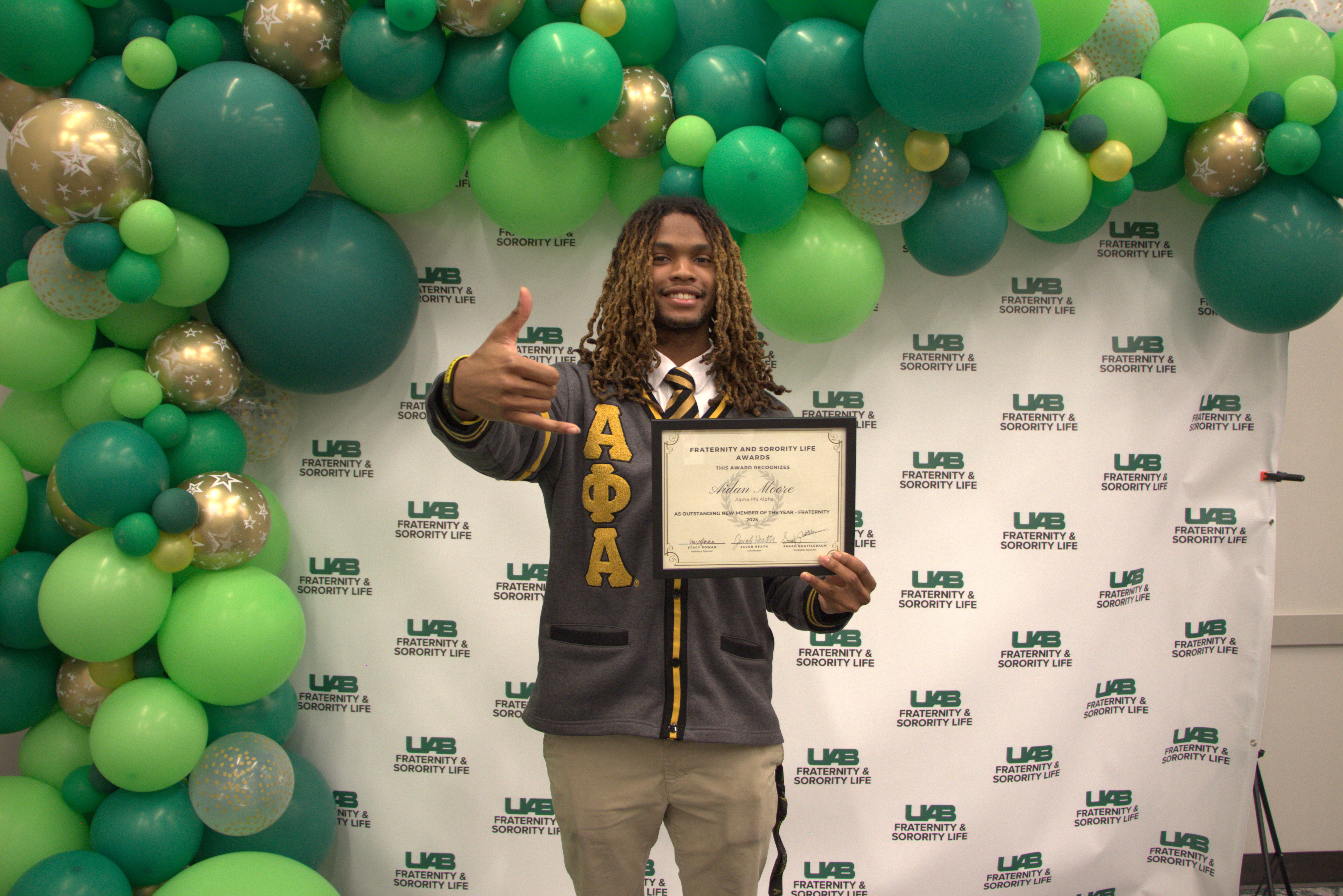 New Member of the Year – Fraternity