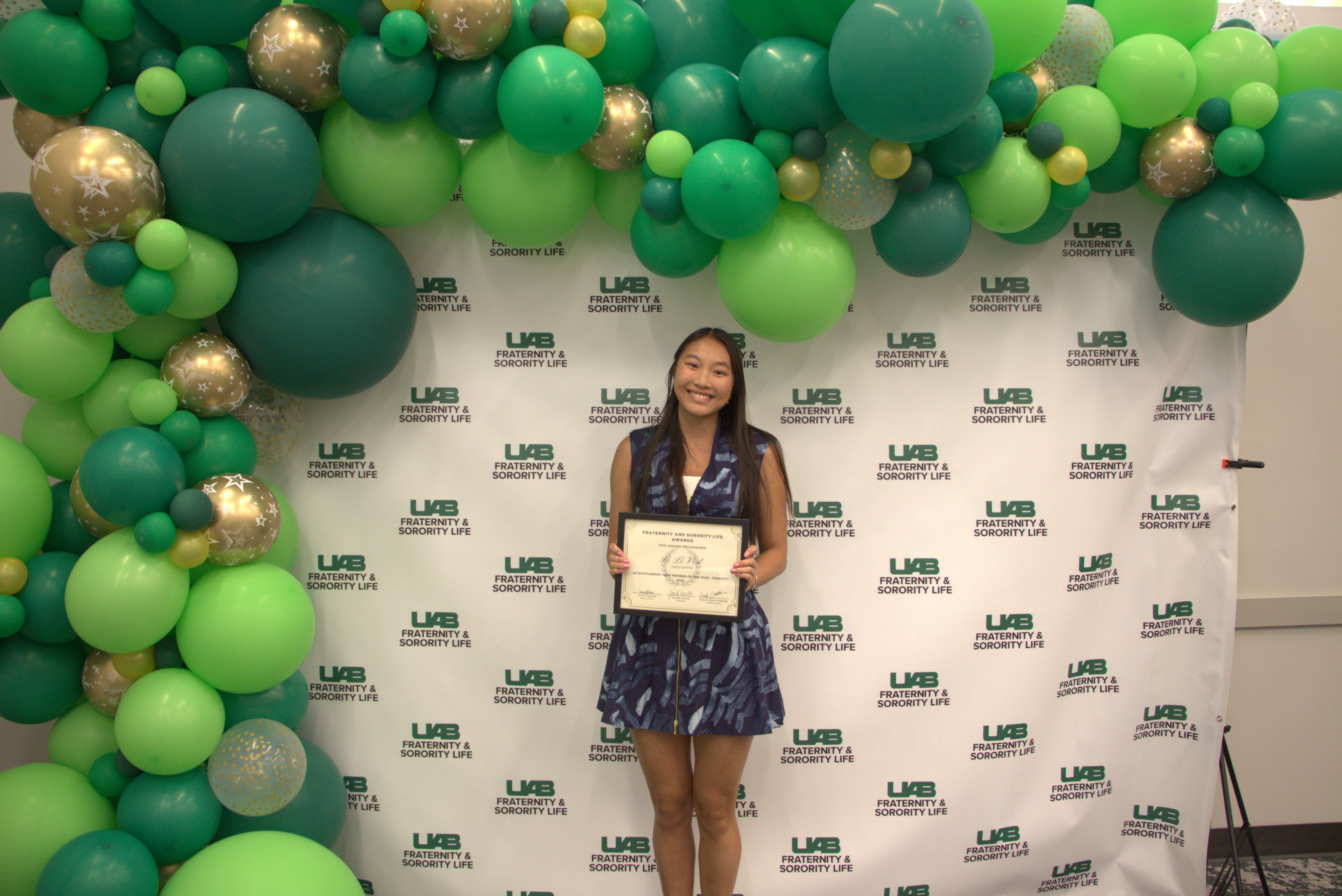 New Member of the Year – Sorority